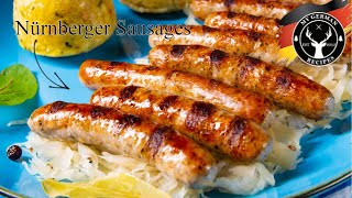 Authentic Nürnberger Sausage / Nuremberger Sausage / Nürnberger Bratwurst ✪ MyGerman.Recipes