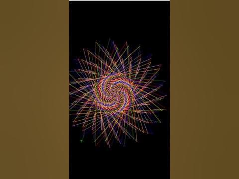 Rainbow color star 🌟 using python || How can draw vibgyor star using ...