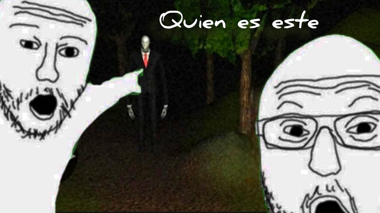 ME ESCAPE DE SLENDER MAN 😱
