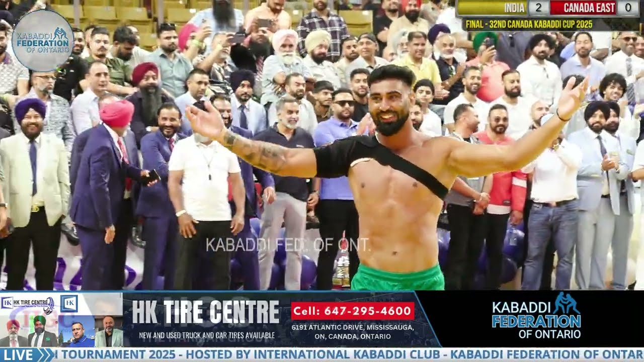FINAL MATCH - Canada East Vs. India - 32nd Canada Kabaddi Cup 2025