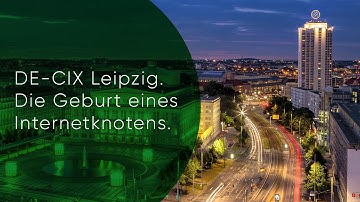 Eröffnung eines Internetknotens. DE-CIX Leipzig | PŸUR Business