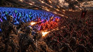 JEDI KNIGHTS, NINJAS & T-831s ATTACK DEADRIC KNIGHTS | Ultimate Epic Battle Simulator 2 | UEBS 2