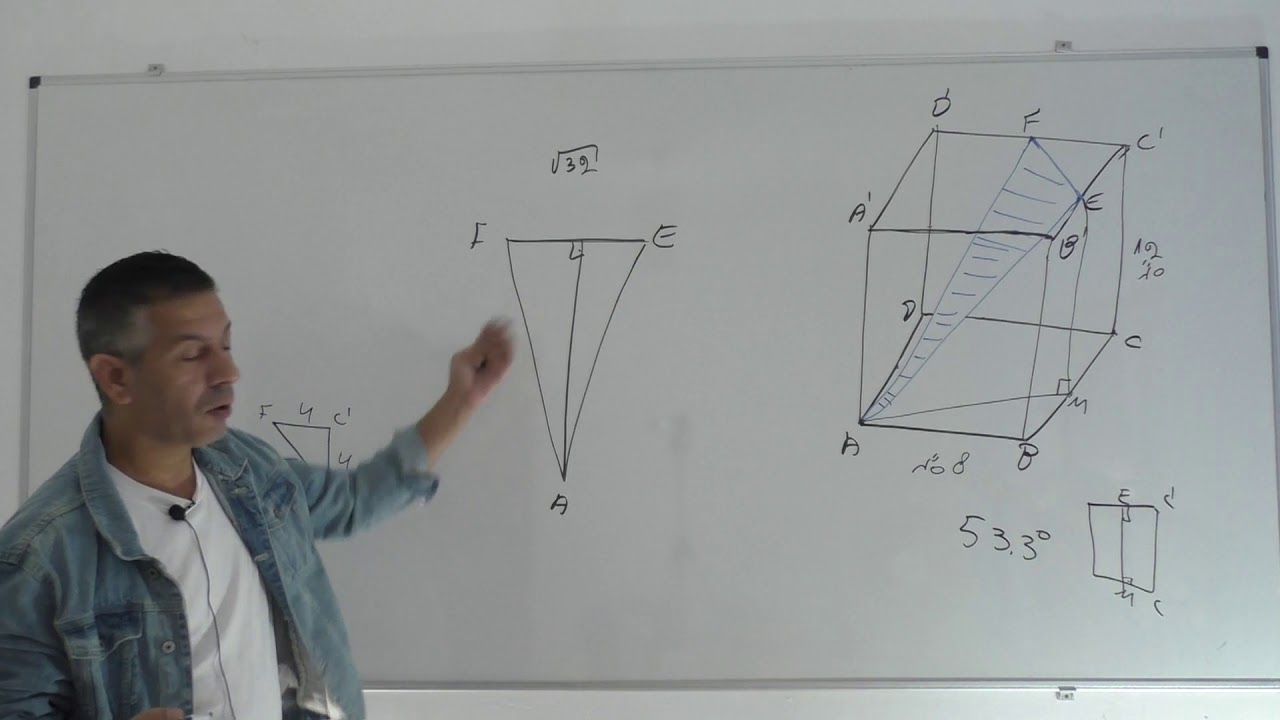 טריגונומטריה במרחב 4 יחידות-תיבה שבסיסה ריבוע