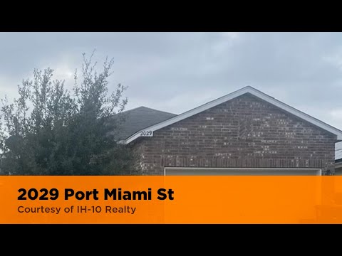 2029 Port Miami St, Laredo, TX home video tour