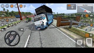 PERMAINAN TRUK CANTER TERPAL GAYOR MUATAN SEMBAKO OLENG - GAME BUS SIMULATOR INDONESIA screenshot 1