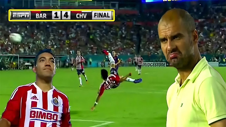 Cuando Chivas SÍ Daba Miedo y Humillo al Barcelona de Guardiola en 2011