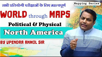 Geography World Mapping (North America) classes by Upendra Anmol Sir SPACE IAS