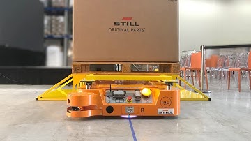 Robot mobilny MOBOT® AGV FlatRunner MW Light na STILL Innovation Day