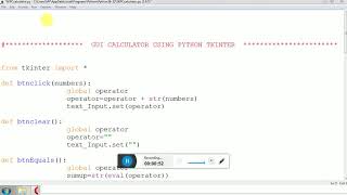 GUI TKINTER CALCULATOR CODE/ PROGRAM  IN PYTHON