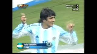 2004.10.09 Argentina 4 - Uruguay 2 (Partido Completo 60fps - Clasificatorias Alemania 2006)