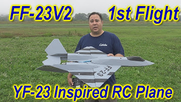 FF-23V2 1st Flight with New Build