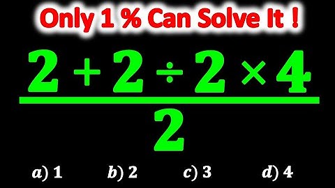 90% Get This Simple Math Question Wrong! 🤯