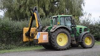 John Deere 7530 & Mcconnel Hedge Cutting