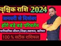   2024  virshchik rashi 2024  scorpio horoscope 2024  by deepak upadhyay