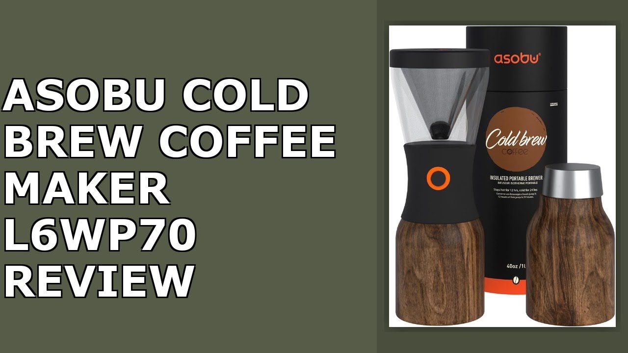 asobu Cold Brew Coffee Maker, Award-Winning 40oz Insulated Cold Brew Brewer with Portable Review