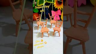 DIY chair💺#shorts #shortsfeed #viralvideo #chair #clay #craft#art#trending #viral #@multicreating