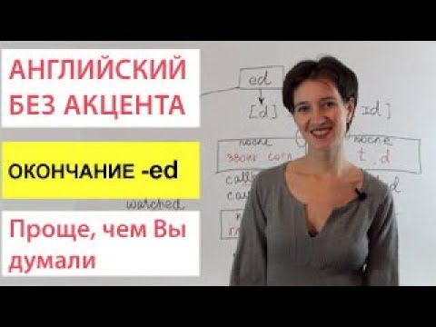 Окончание –ed. Учимся читать и произносить правильно. Английский без акцента.