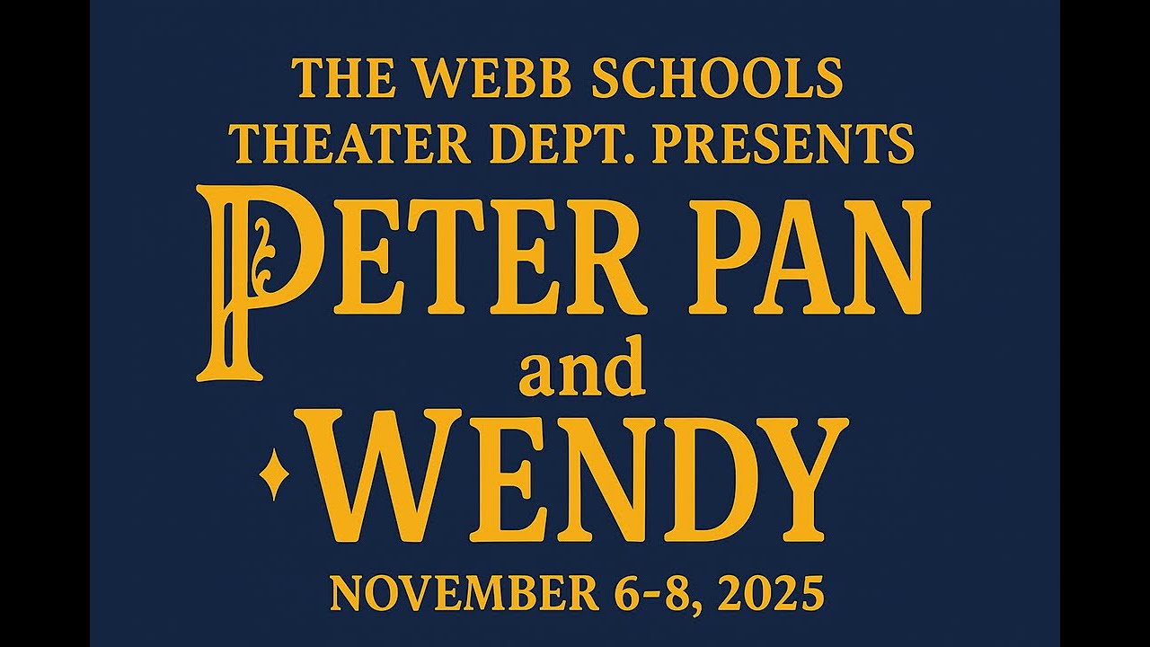 🧚 Peter Pan and Wendy – A Magical Stage Performance by The Webb Schools