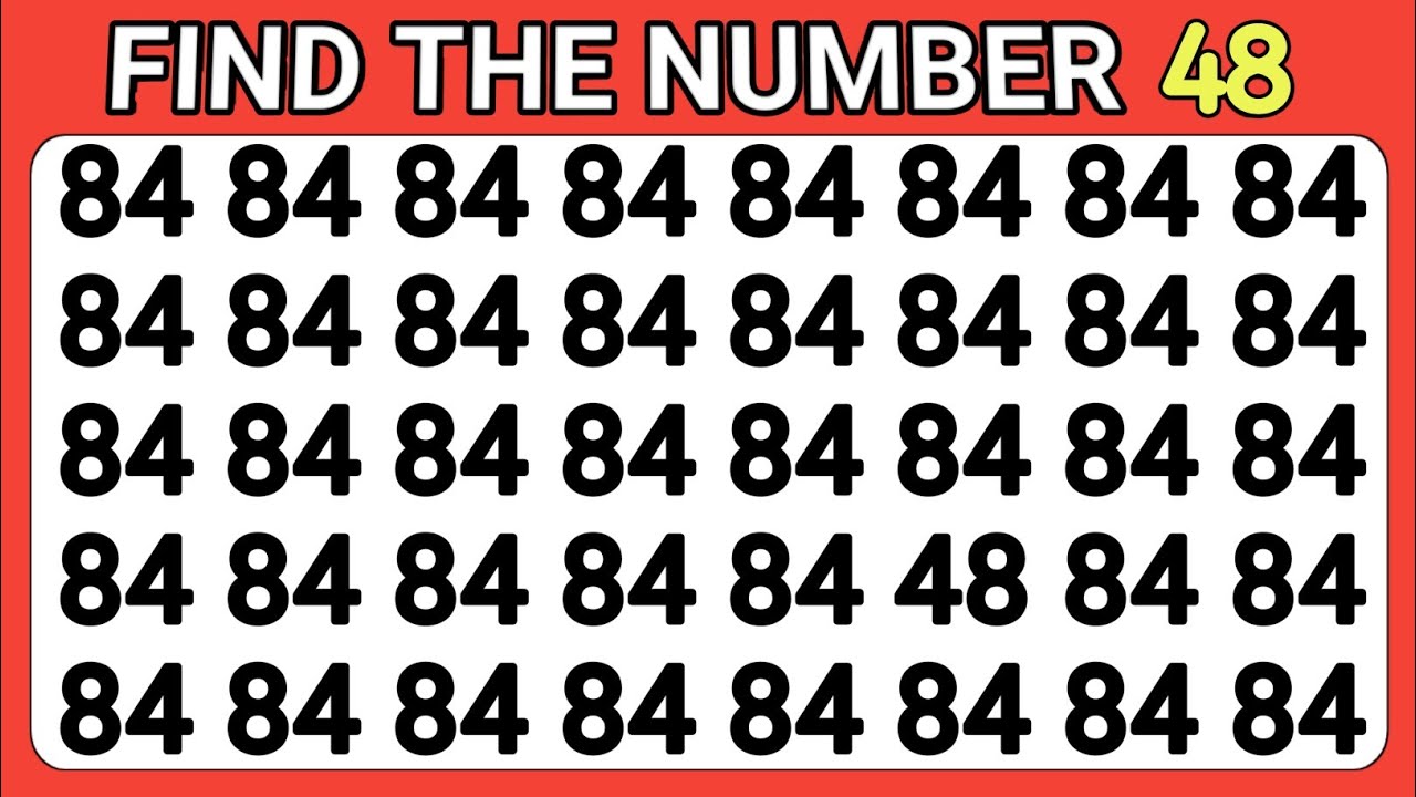 SPOT THE ODD ONE OUT | NUMBER AND LETTER EDITION | FIND THE DIFFERENCE ...