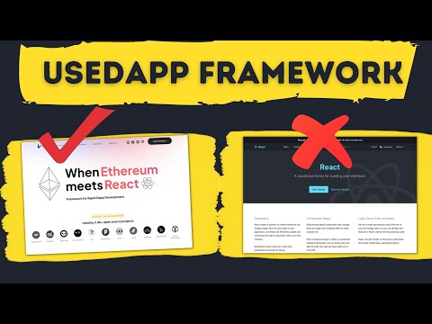 UseDapp Ethereum React Framework For  Dapp Development | Build Blockchain Dapp Fast With UseDapp
