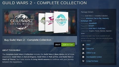 GW2 Steam Complete Collection Is it worth it