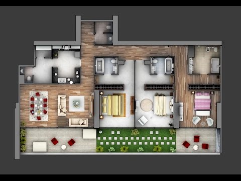 Modern 3 Bedroom House Design Layout Ideas Plan N Design Youtube