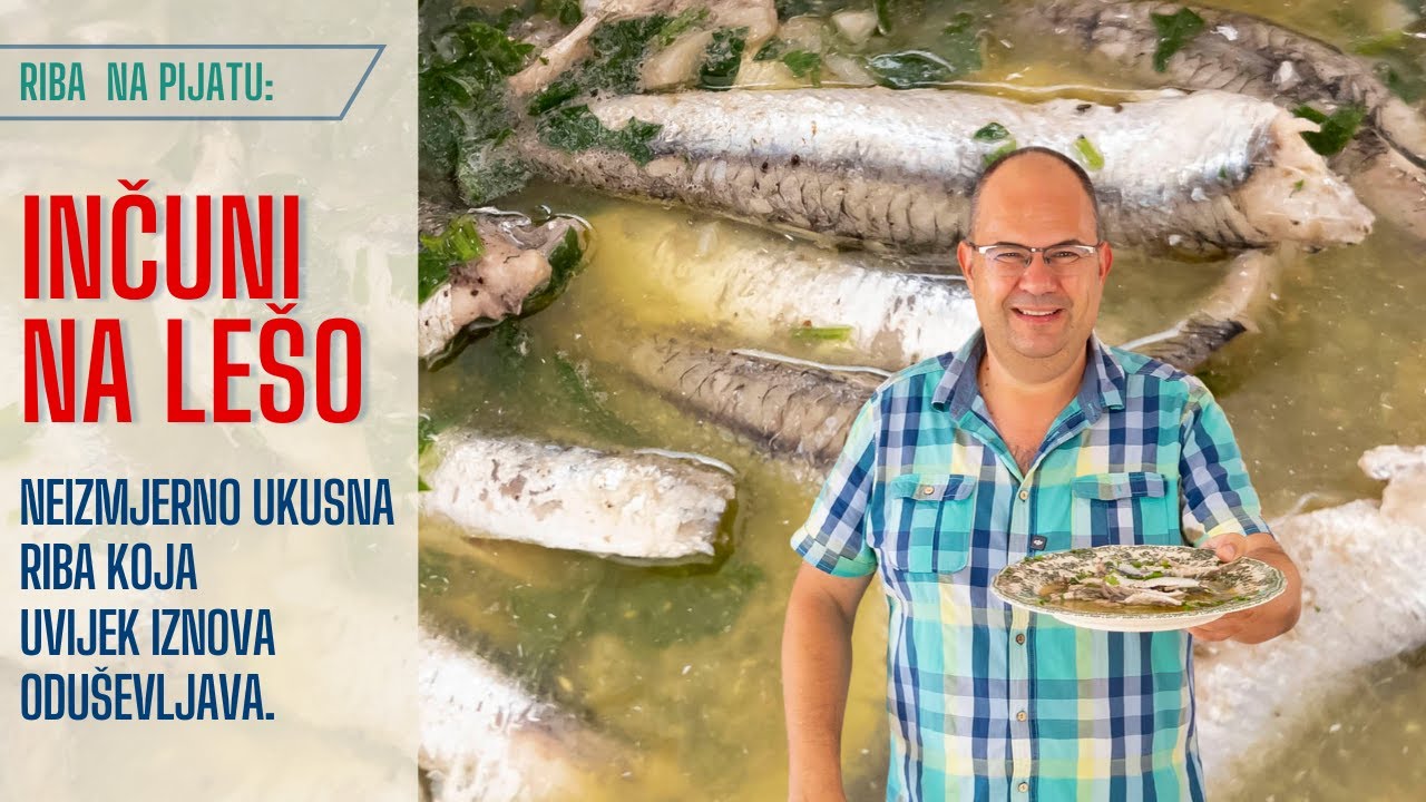 Inćuni na lešo. Vrhunska delicija. Brzo i jeftino. Srdela se može spremiti na isti način.