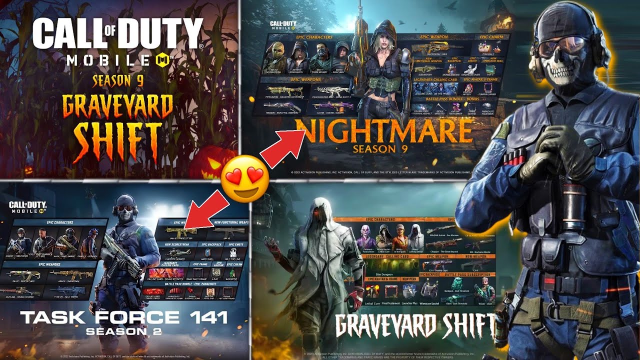 COD Mobile Season 9: Graveyard Shift Launches October 4, Here's