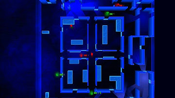 Frozen Synapse: Player 1 (green) vs AI (red) - SPExtermination