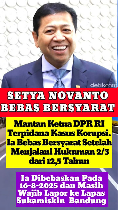 Setnov Hirup Udara Bebas
