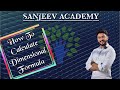 Dimensions of Physical Quantity and Dimensional Formula | Sanjeev Academy