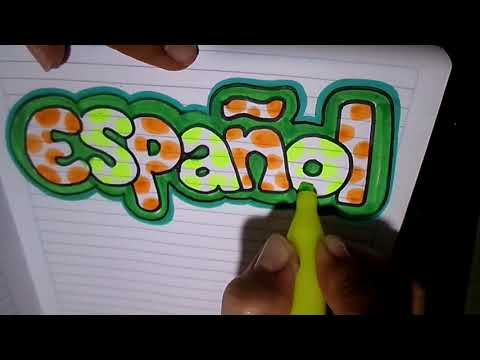 Como marcar un cuaderno de español @elcanaldeflor3749