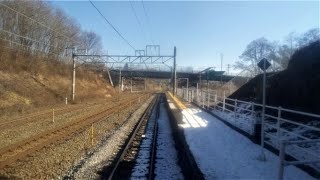 【小海線】乙女駅→東小諸駅（JR東日本キハ110系気動車）後面展望の車窓、走行音、車内アナウンス。しなの鉄道線との並走区間（長野県小諸市）Koumi Line Nagano JAPAN TRAIN