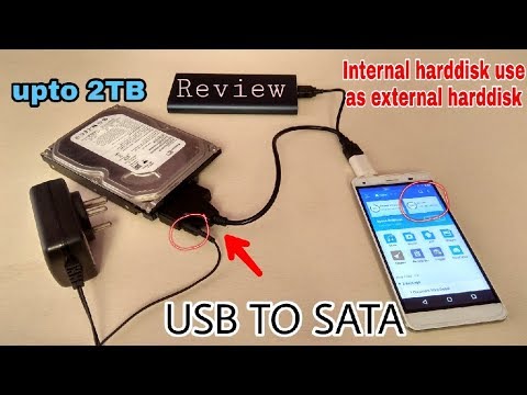 Sata to Usb cable converter Review, use internal hard drive as external  hard drive