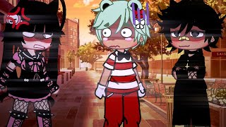 ¡! ❞ Kuromi told me to ask you 🌚 ¡! ❞ || Gacha Club || Sanrio || Kuromi x Badtz-maru || OG Meme