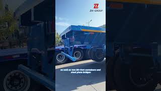 3-Axle Flatbed Semi Trailer for Export | Container & Bulk Cargo Transport in #africa #semitrailer