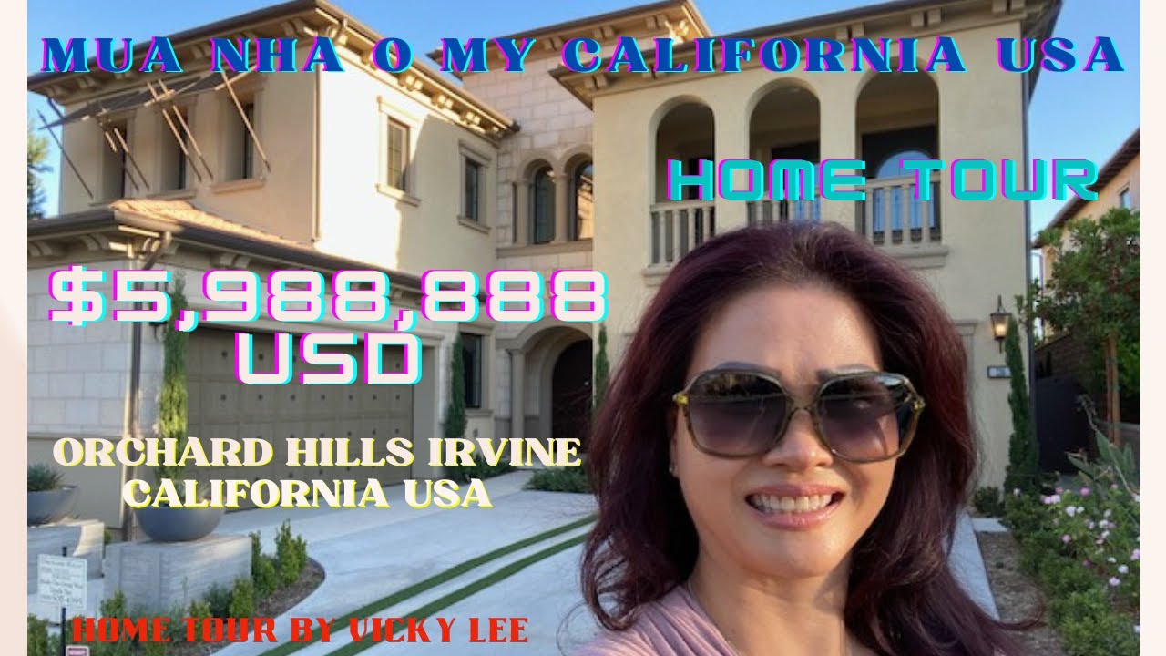 Touring 2019 Luxury 5,988,888 Home Orchard Hills Irvine California USA