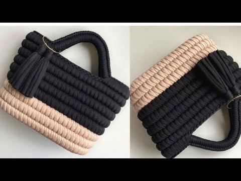 شنطة جديدة فى منتهى الشياكة والغرزة سهلة وبسيطة الفيديو كامل