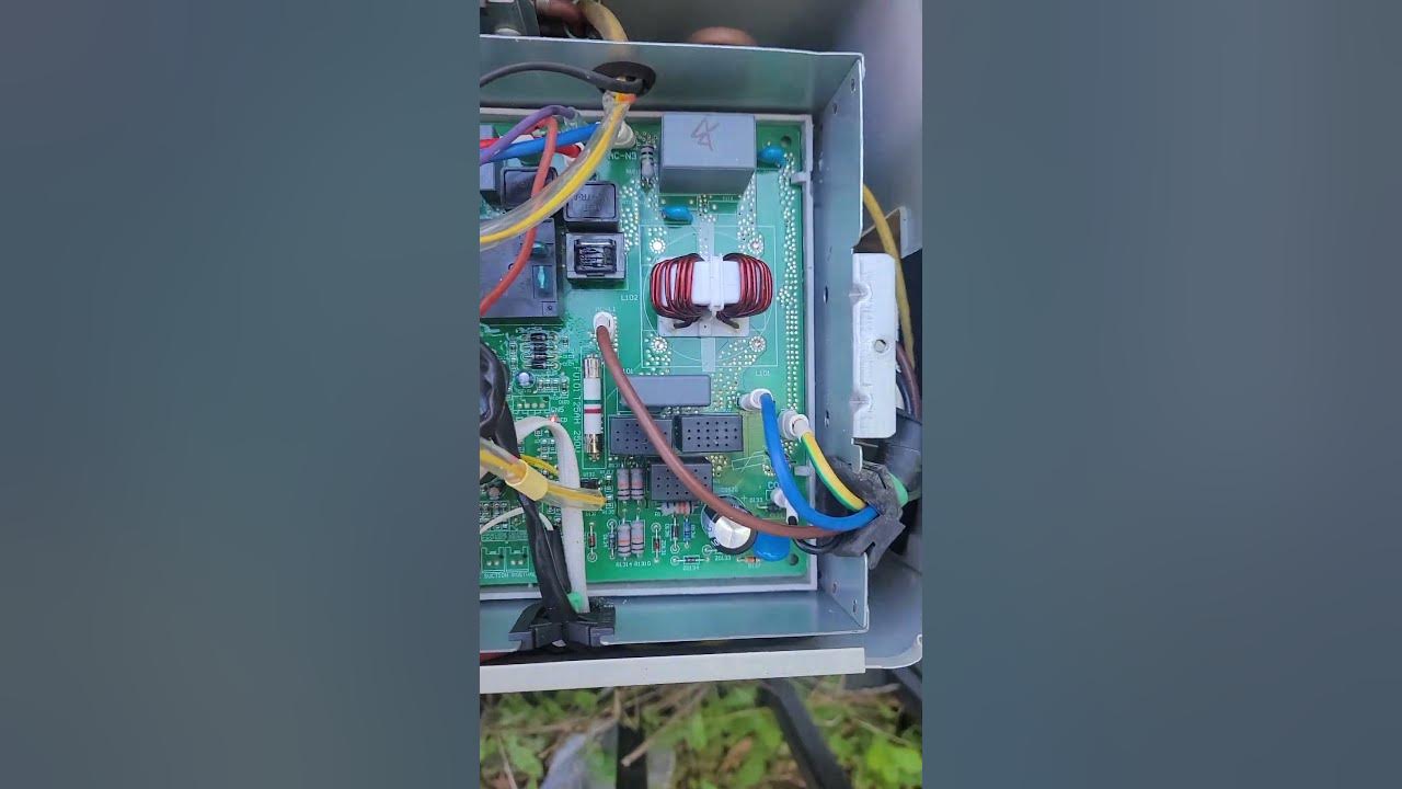 Gree mini split error code E6 fixed . outdoor main control board YouTube