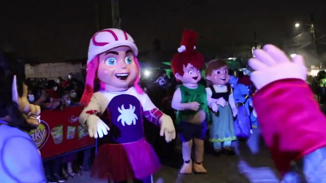 Baile de Disfraces 2022 en Honor al Cristo Negro de Esquipulas - Barcenas, Villa Nueva, Guatemala.