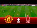 MAN UNITED vs NOTTINGHAM - English Premier League 2026 / Full Match All Goals / PES 21 Gameplay