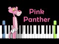 How to play Pink Panther Song on Piano | Pink Panther Piano