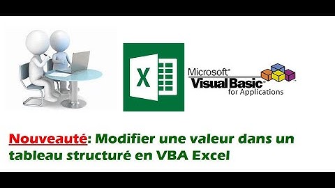 VBA Excel: Comment modifier une valeur dans un tableau structuré en vba
