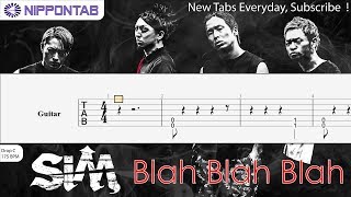 【Guitar TAB】 Blah Blah Blah 〚SiM〛 ギター tab 譜