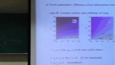 Udo Seifert - Stochastic thermodynamics 3