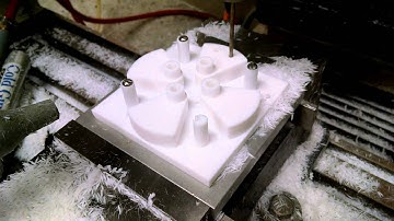 CNC Machining - PTFE Teflon - Tormach PCNC 1100 (Video 3 of 4)