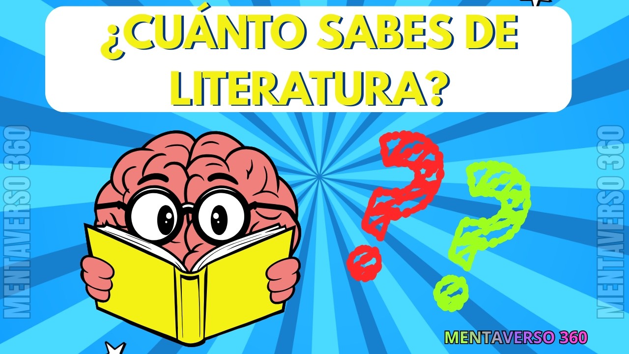 QUIZ DE LITERATURA 📚 20 preguntas (Fácil, Intermedio y Difícil)