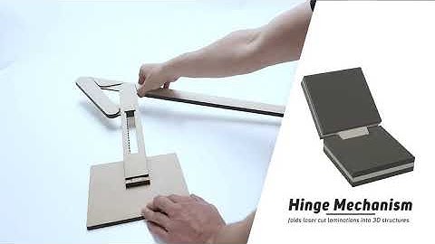 LamiFold: Fabricating Objects with Integrated Mechanisms Using a Laser cutter Lamination Workflow