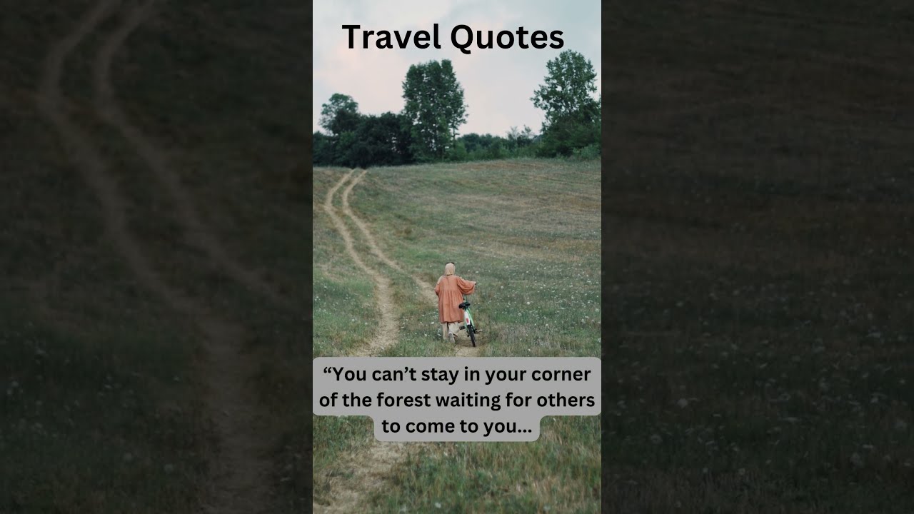 Travel Quotes! Do you agree? Let me know in the comments :) 