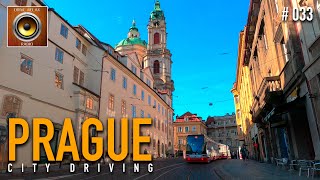 Prague Driving Tour with Soft House music 🎹 Czech Republic 4K HDR 60fps screenshot 5